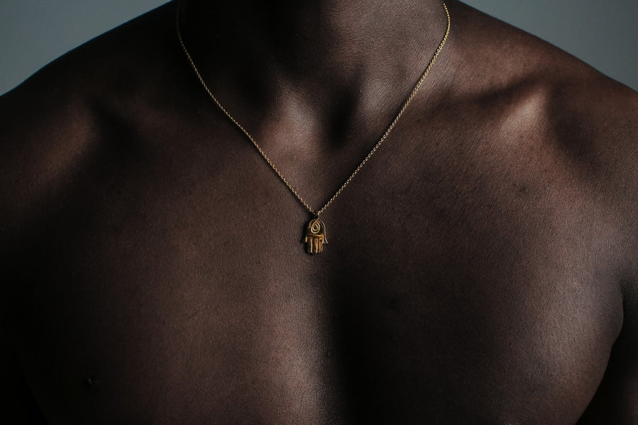 5ivepillars Hand Necklace - Gold